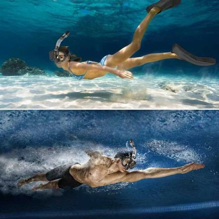 Scuba Diving Snorkeling Mask with Dry Top Seal