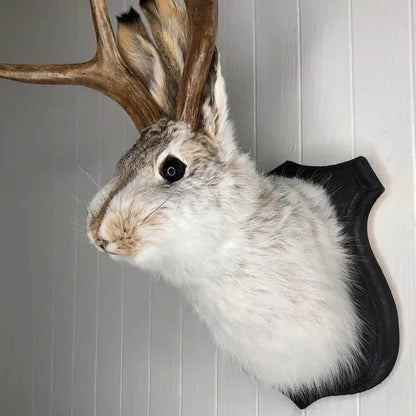 Decorative Wooden Jackalope Wall Art