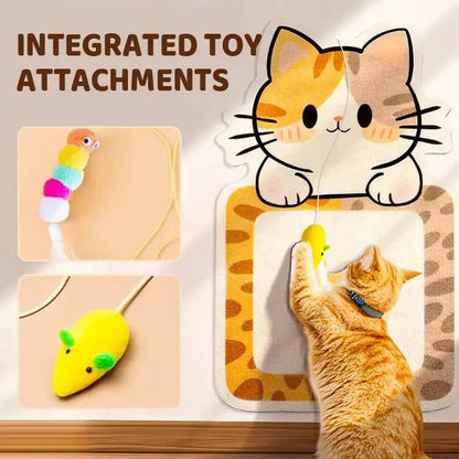 Space Saving Cat Scratch Pad