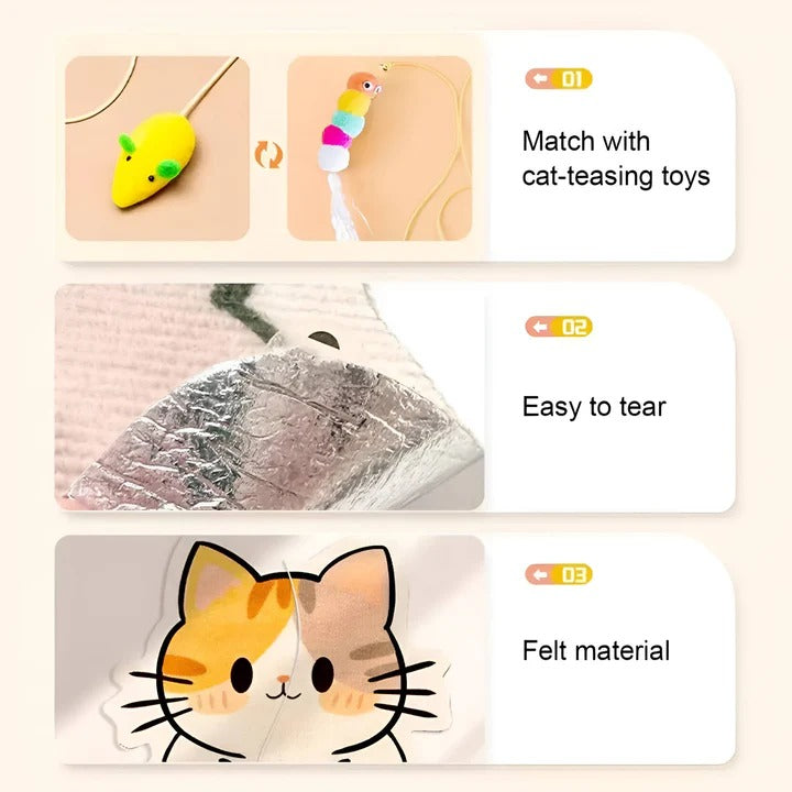 Space Saving Cat Scratch Pad