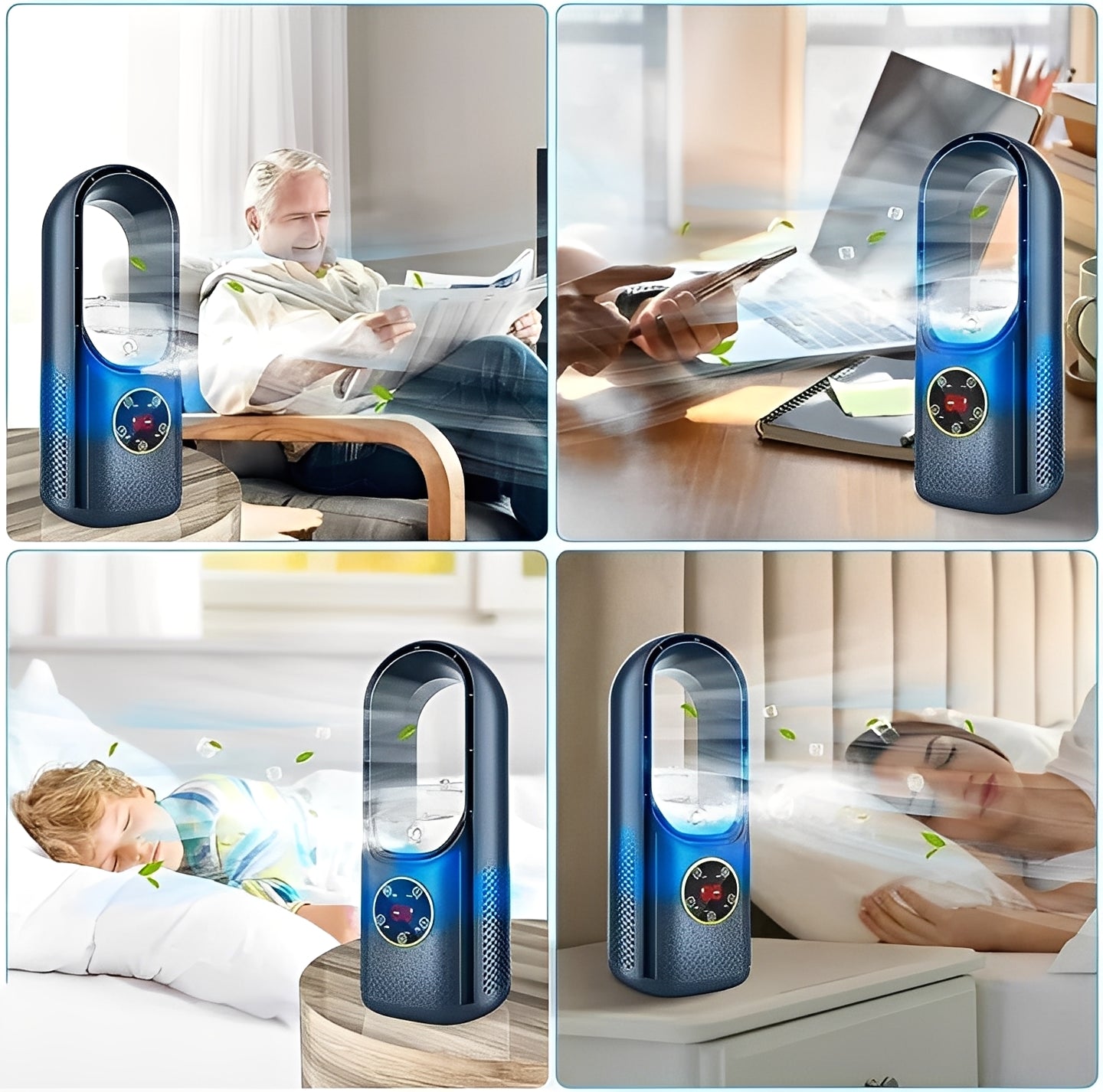 Compact Quiet Personal Air Fan