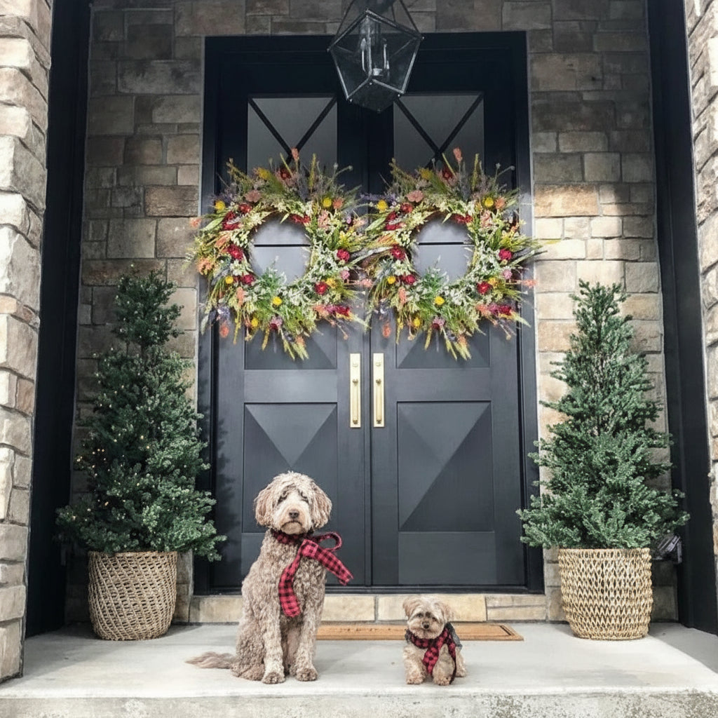 Beautiful Floral Wreath for Home Decoration