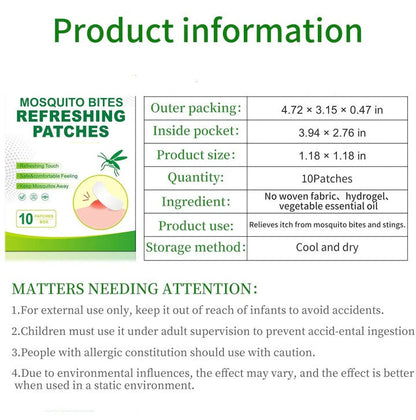 Fast Relief Itchy Bug Bite Hydrogel Patches