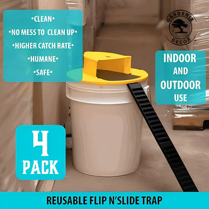Humane Mouse Trap Kit, 4 Pack