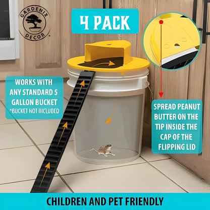 Humane Mouse Trap Kit, 4 Pack