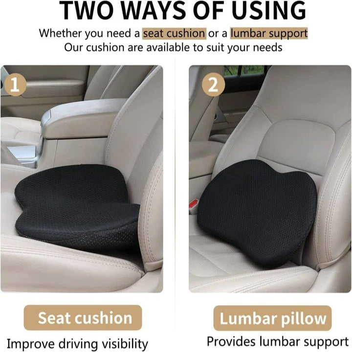 Comfortable Car Seat Pad with Memory Foam