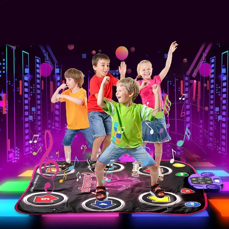 Fun Kids Dance Pad with Lights and 5 Game Modes - Ortekor