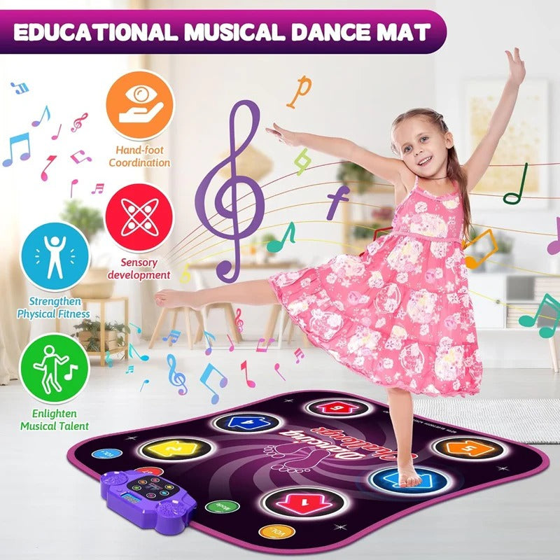 Fun Kids Dance Pad with Lights and 5 Game Modes
