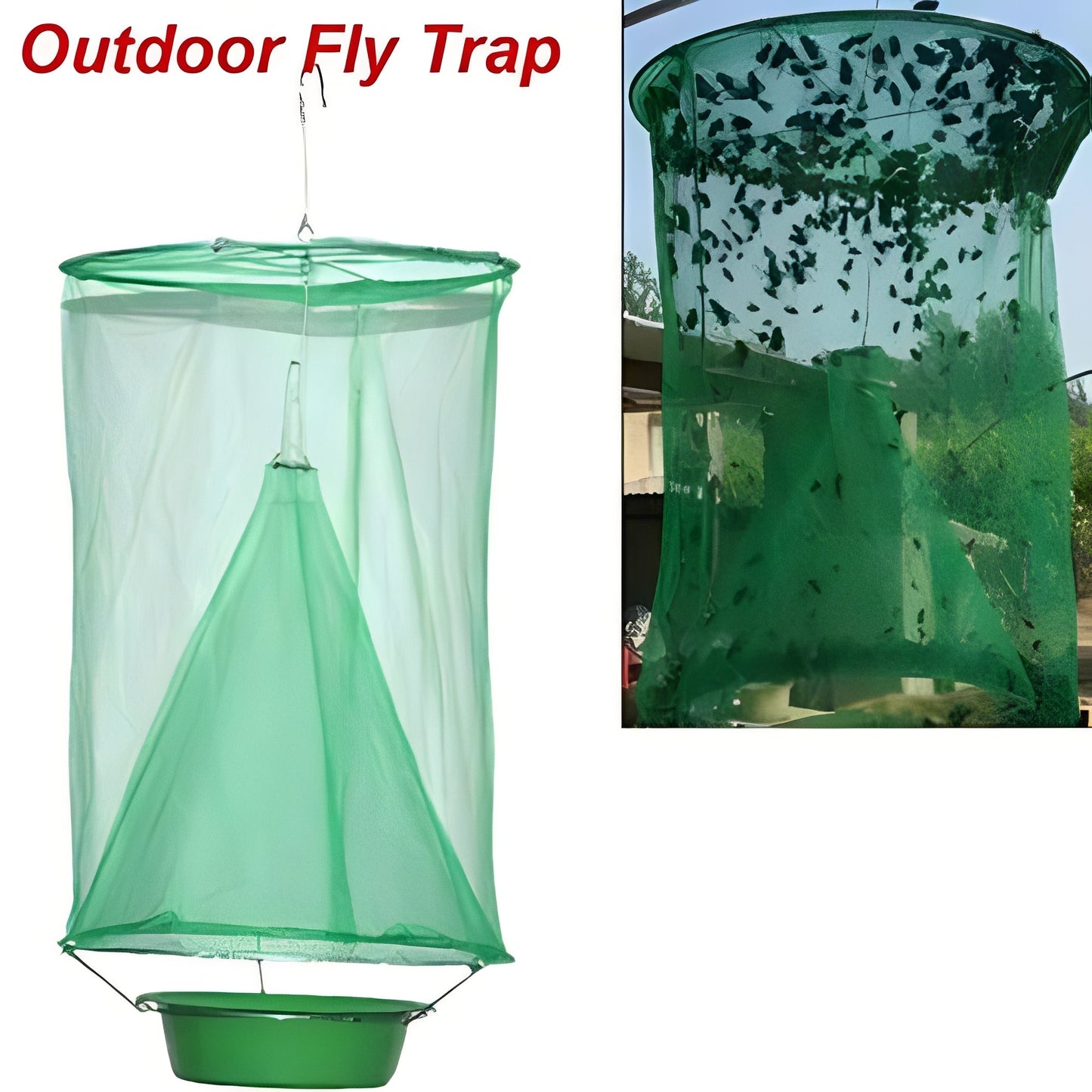 Effective Outdoor Fly Catcher with Lure Container