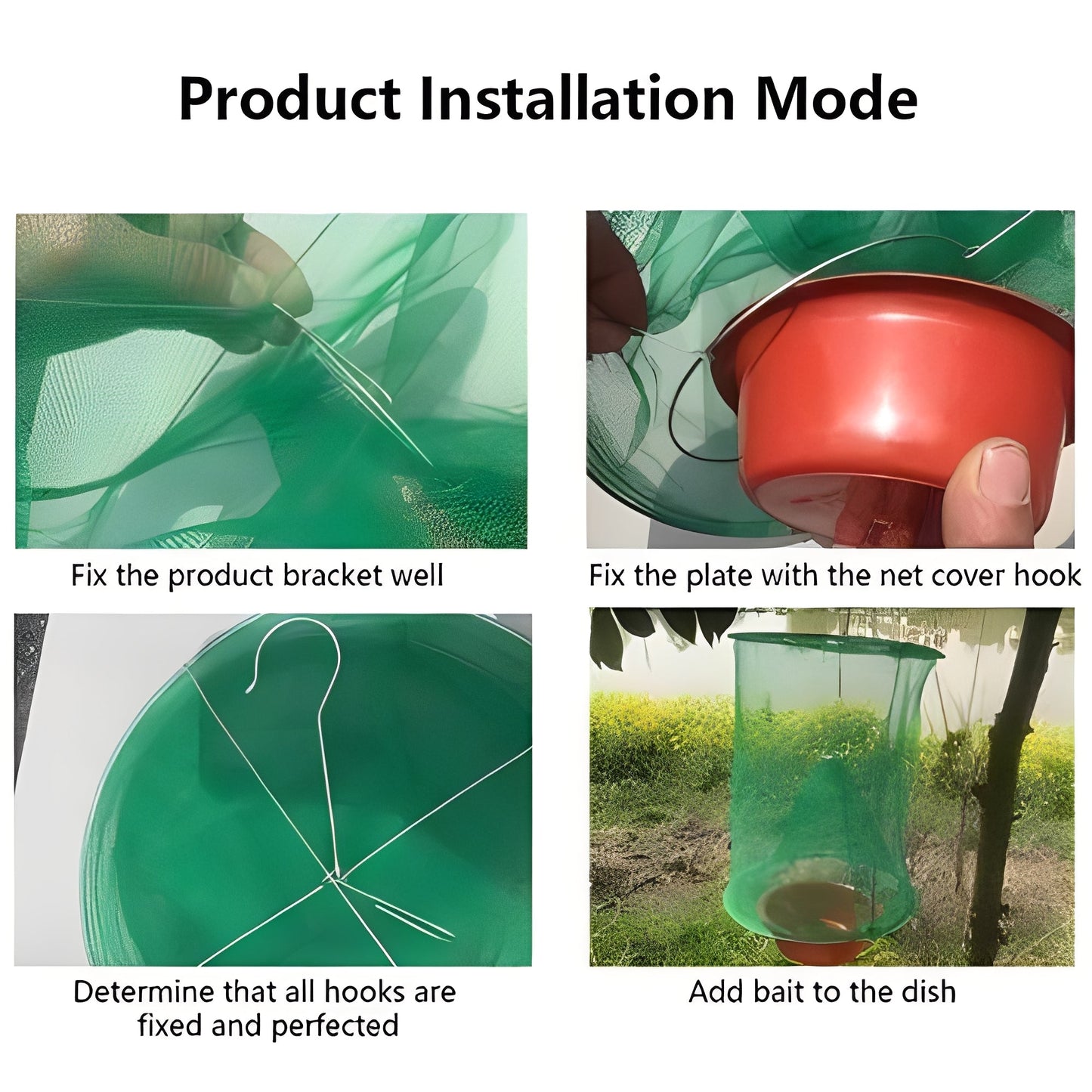 Effective Outdoor Fly Catcher with Lure Container
