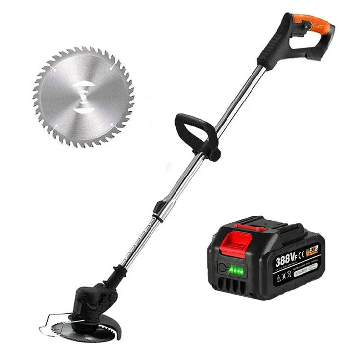 Portable Rechargeable Lawn Trimmer with Extendable Handle
