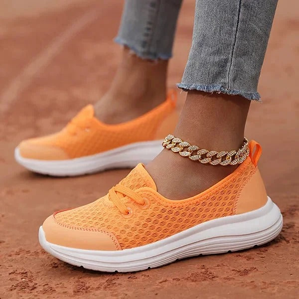 Breathable Women's Wedge Sneakers