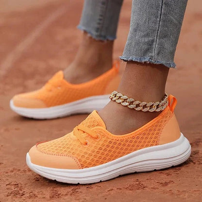 Breathable Women's Wedge Sneakers