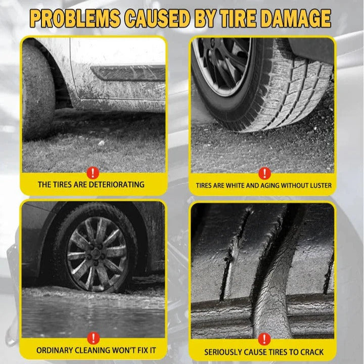 Long Lasting Tire Shine Protector Spray, 2 Pack