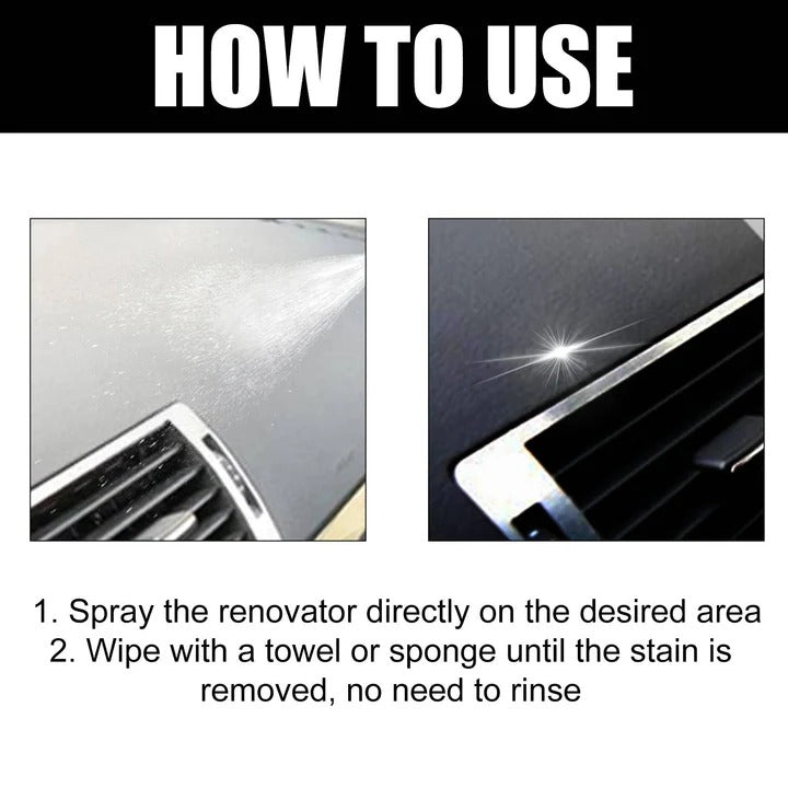 Effective Car Dashboard Cleaning Spray Kit