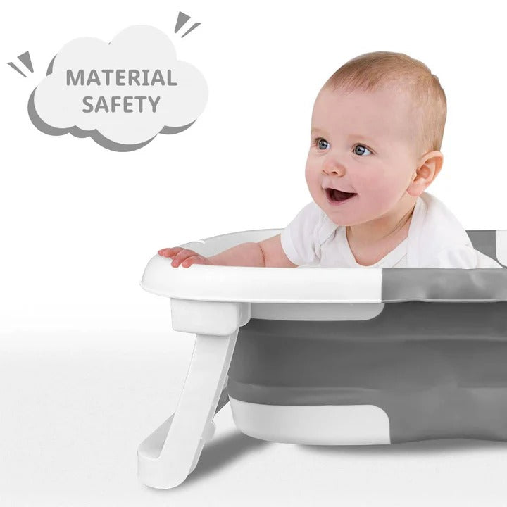 Portable Baby Bath Tub with Thermometer