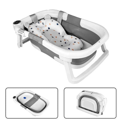 Portable Baby Bath Tub with Thermometer