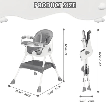 Portable Infant Chair with Durable Metal Frame