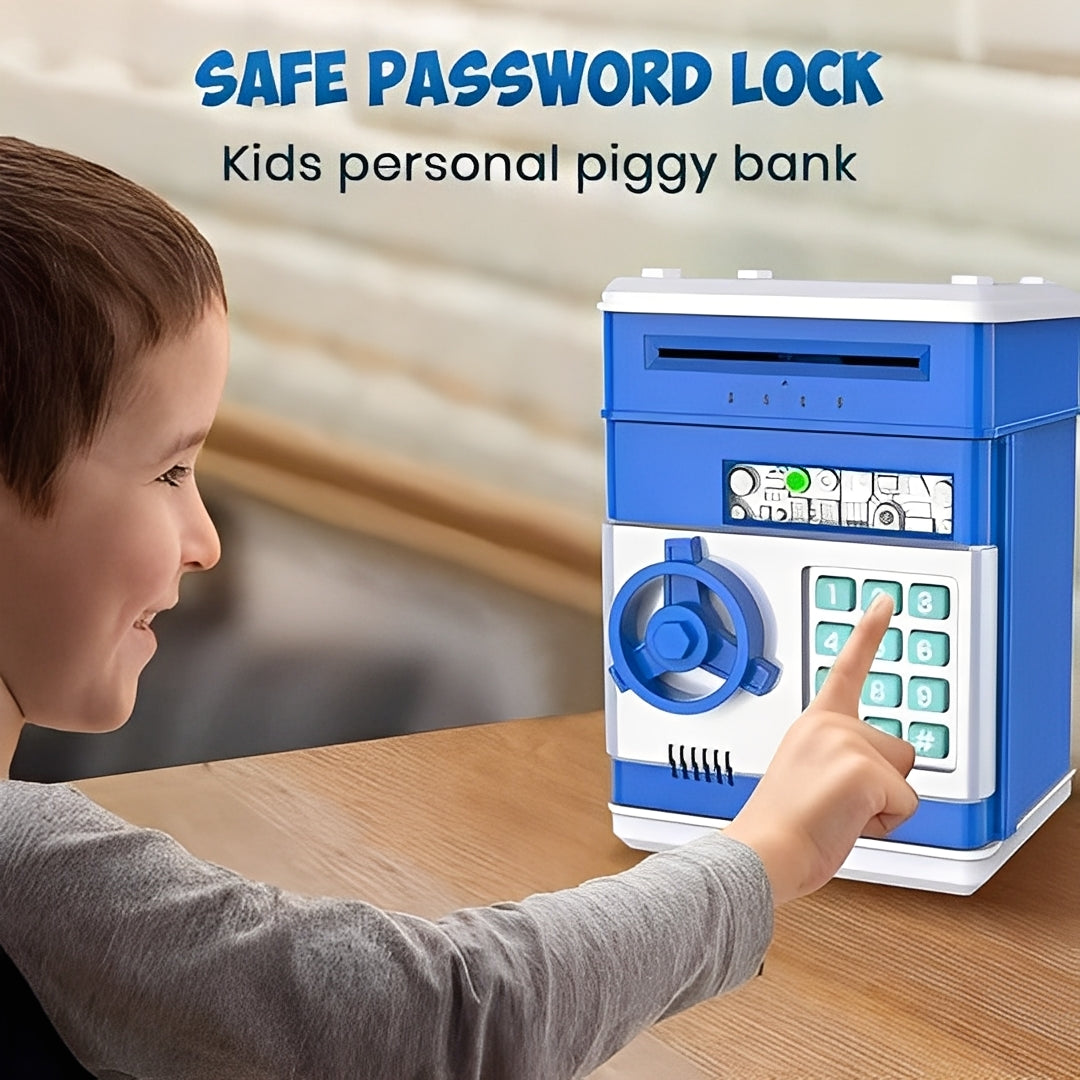 Secure Digital Money Box for Children with Lock