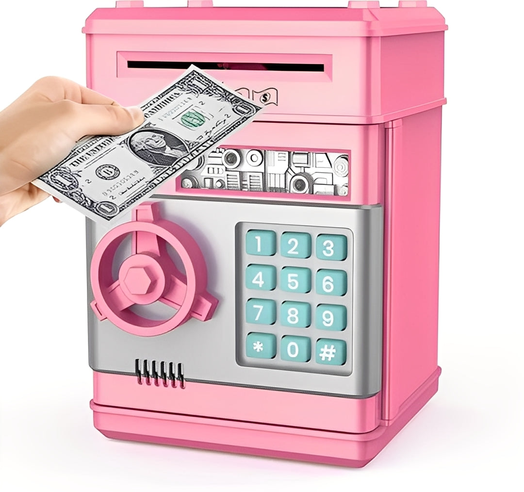 Secure Digital Money Box for Children with Lock