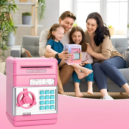 Secure Digital Money Box for Children with Lock