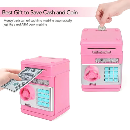 Secure Digital Money Box for Children with Lock