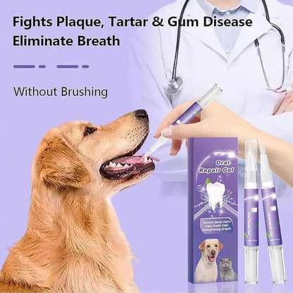 Natural Dog Dental Gel for Healthy Teeth and Gums
