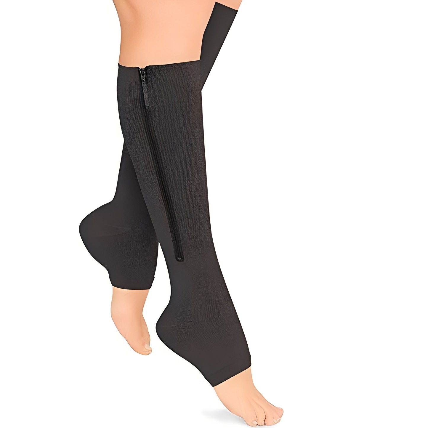 Durable Zip Stockings with Toe Protection and Strong Seams