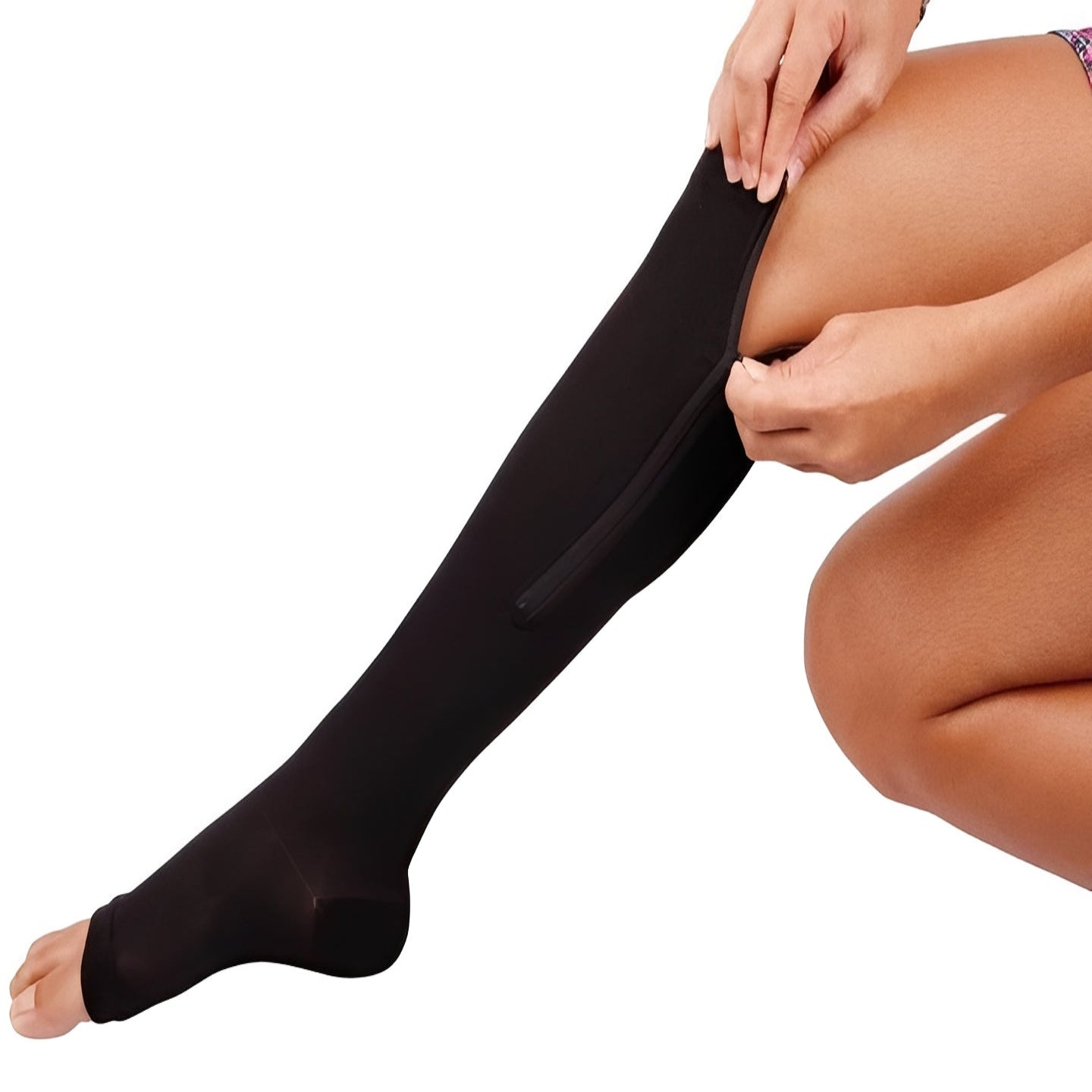 Durable Zip Stockings with Toe Protection and Strong Seams