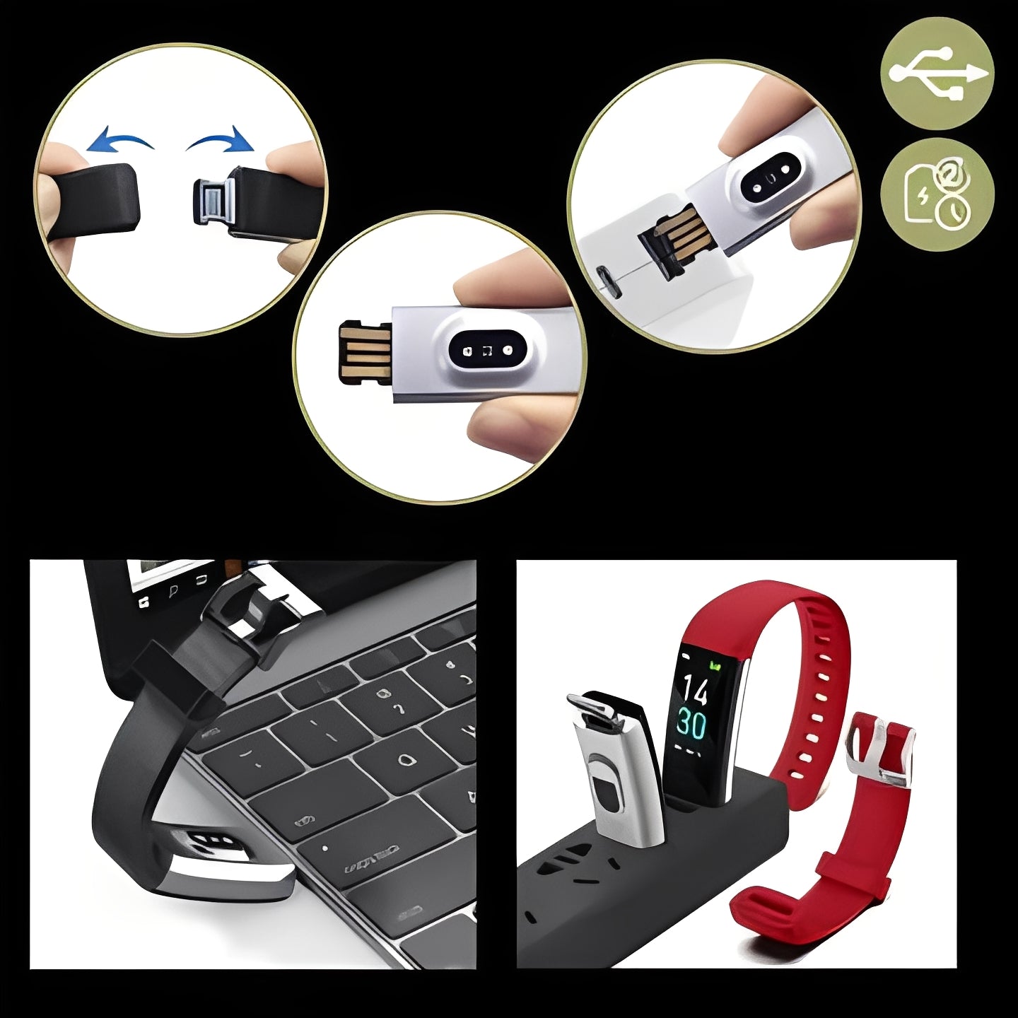 Stylish Watch with LED Screen and Phone Calls
