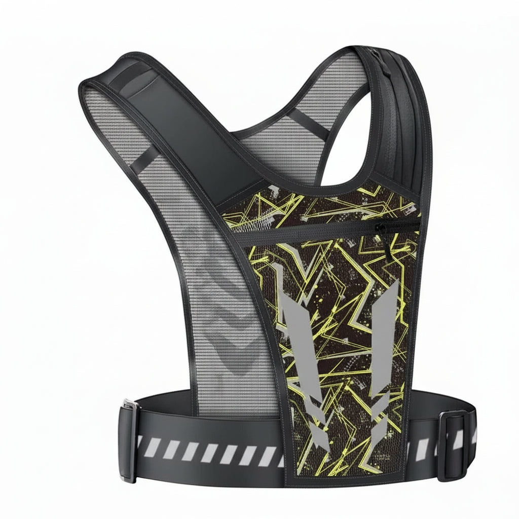 Sporty Fitness Waist Pack with Phone Pocket and Pouch