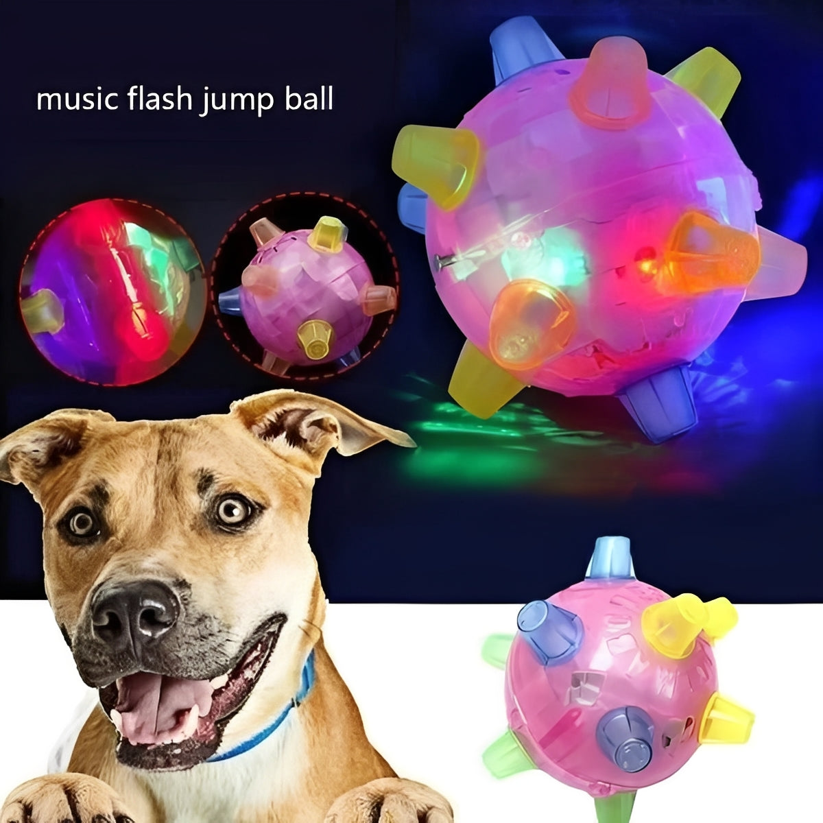 Fun Interactive Bouncing Dog Ball Toy