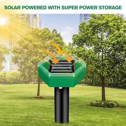 Outdoor Pest Repellent Solar Stakes, 4 Pack