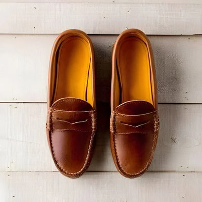 Classic Low Heel Slip On Women's Loafers