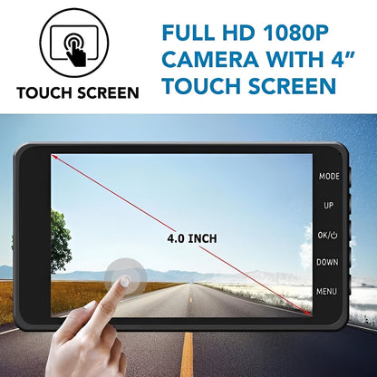 HD Dual Camera Car Dash Cam Front Rear View
