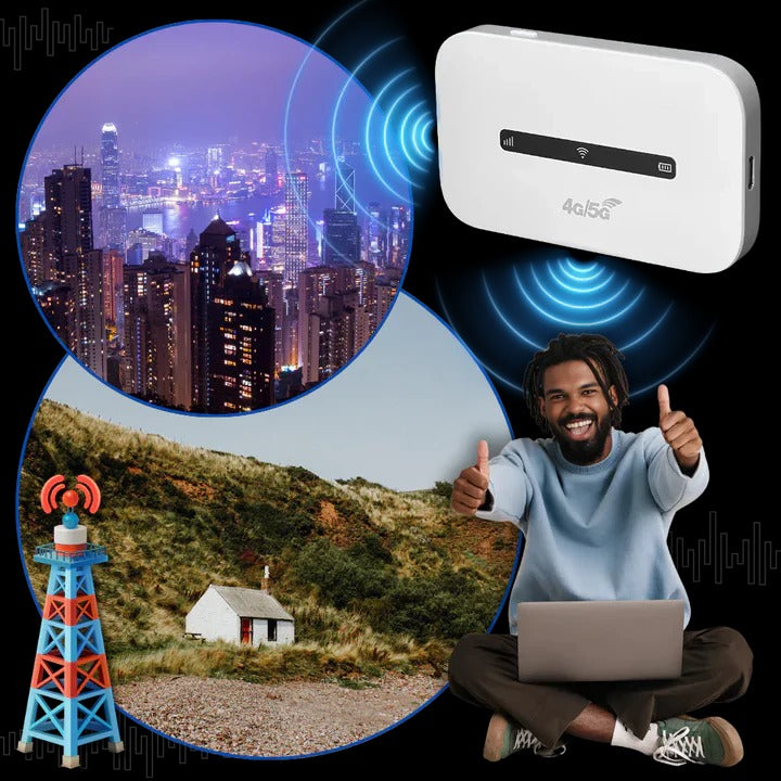 Compact Mobile Wi-Fi Hotspot with 4G LTE