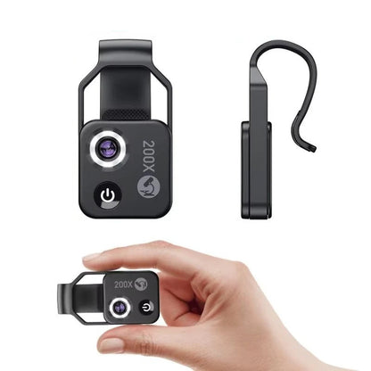 Smart Lens | 200X Phone Camera Lens with Universal Clip-On Attachment | High-Definition Macro Photography for Incredible Detail