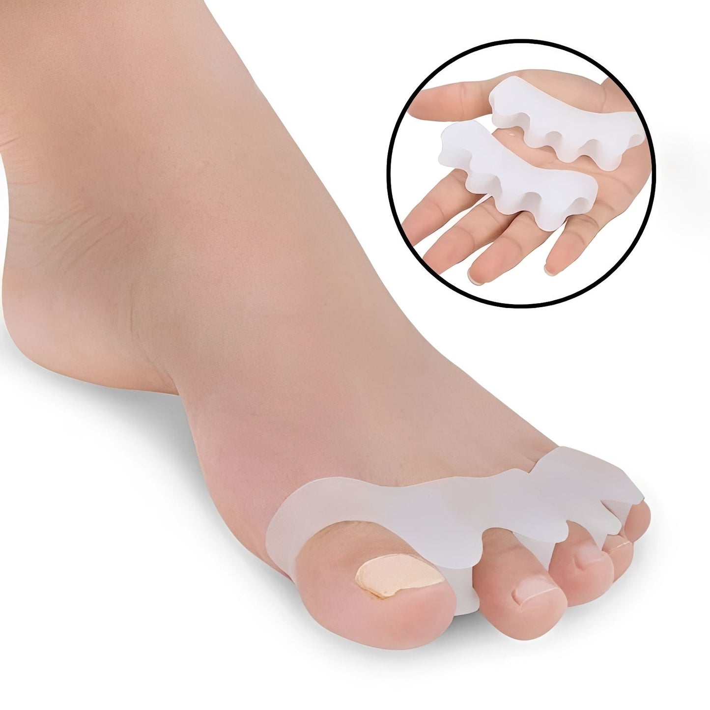 Comfortable Shoe Toe Spacer and Arch Support