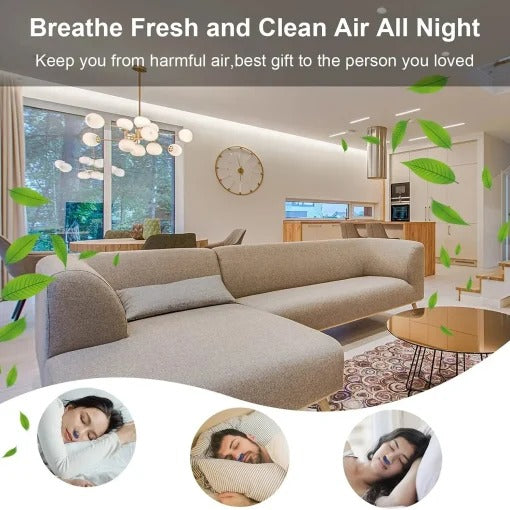 Cordless Night Air Purifier with Portable Power