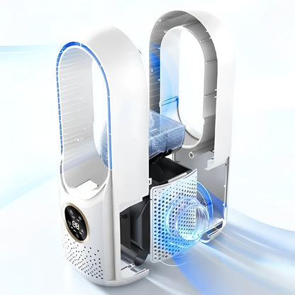 Compact Bladeless Evaporative Air Cooler