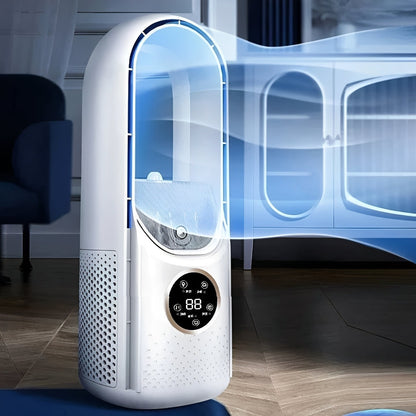 Compact Bladeless Evaporative Air Cooler