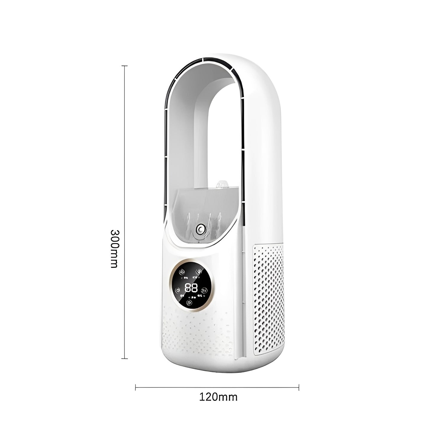 Compact Bladeless Evaporative Air Cooler