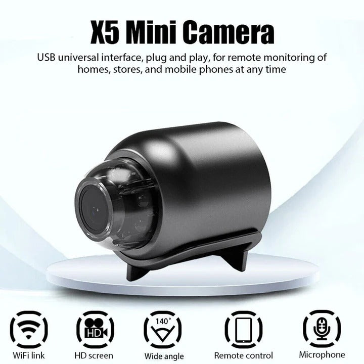 Compact Plug and Play WiFi Security Camera