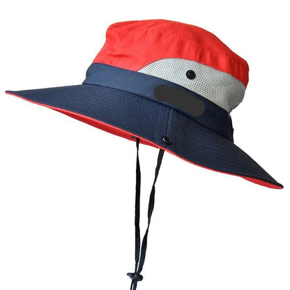 Lightweight Large Brim Summer Hat with Adjustable Strap