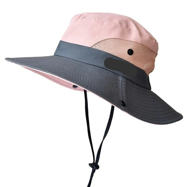 Lightweight Large Brim Summer Hat with Adjustable Strap