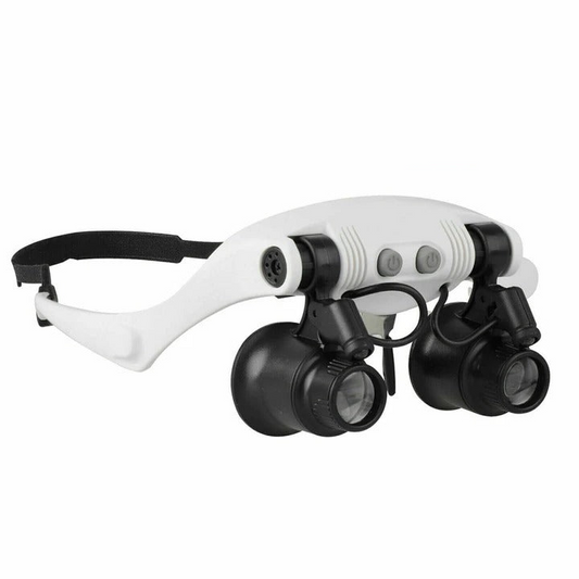 Bright LED Work Light Headband with Adjustable Lenses - Ortekor