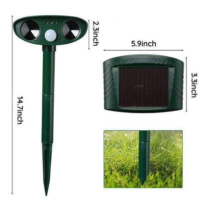 Outdoor Motion Activated Animal Repellent Device