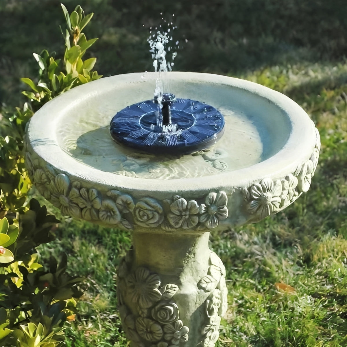 Solar Powered Water Fountain for Outdoor Ponds and Birds - Ortekor