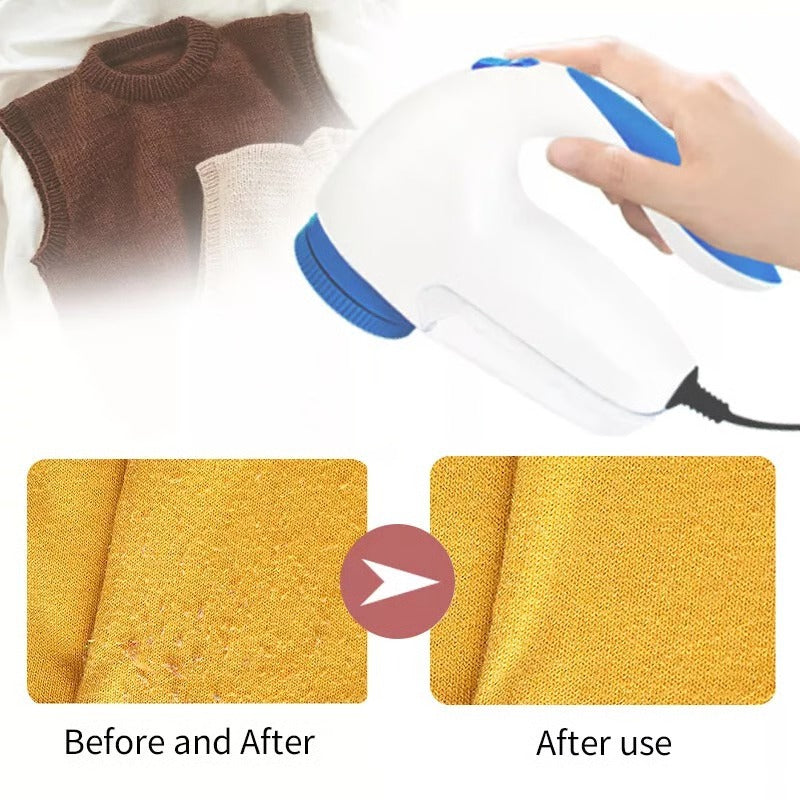Electric Lint Remover with Mesh Filter and Rotary Blades