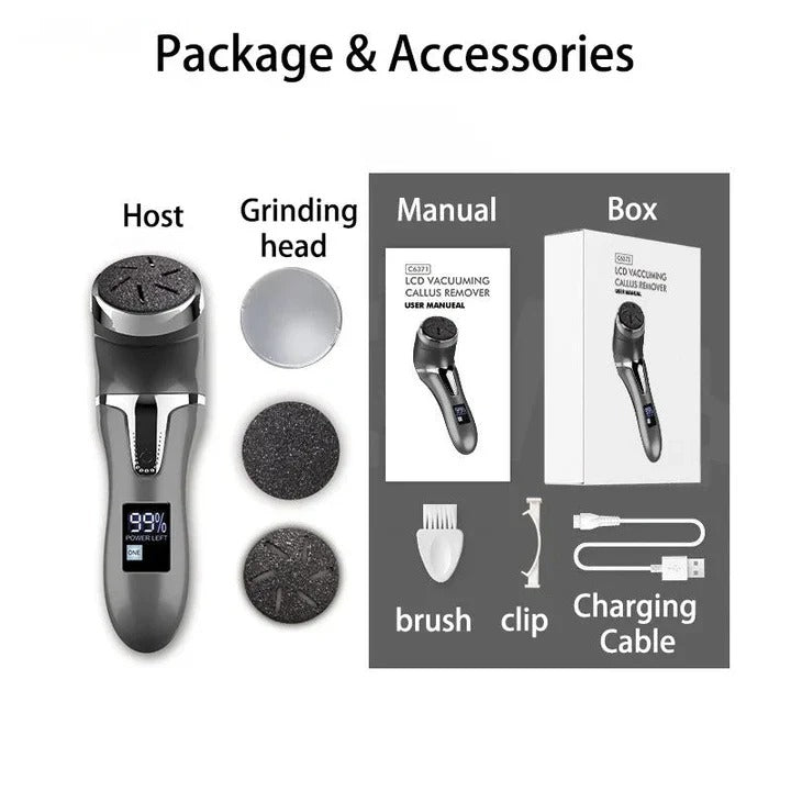 Easy to Use Electric Foot File with Adjustable Speed